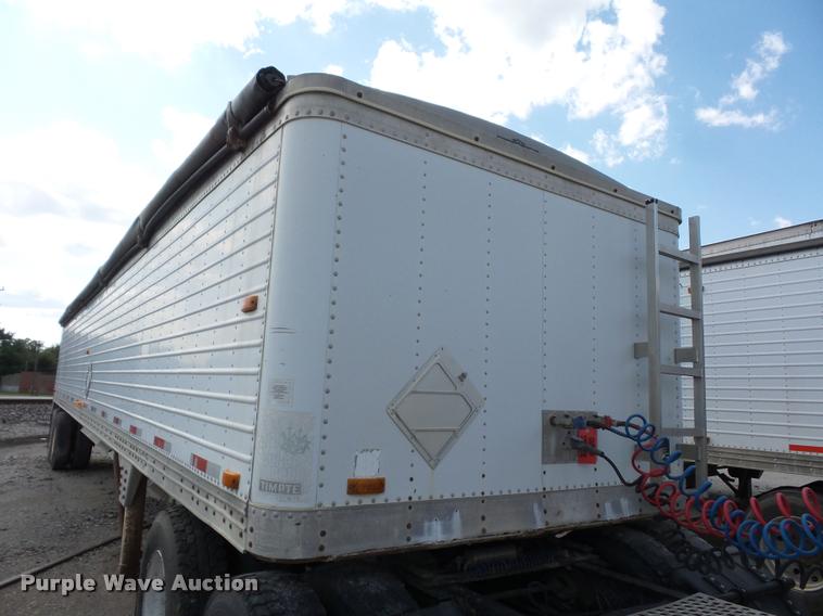 image for item DD1541 1992 Timpte double hopper grain trailer