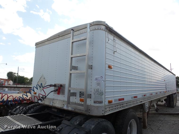 image for item DD1541 1992 Timpte double hopper grain trailer