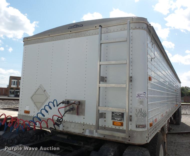 image for item DD1541 1992 Timpte double hopper grain trailer