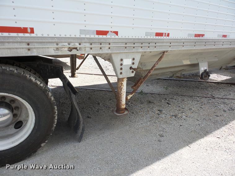 image for item DD1541 1992 Timpte double hopper grain trailer