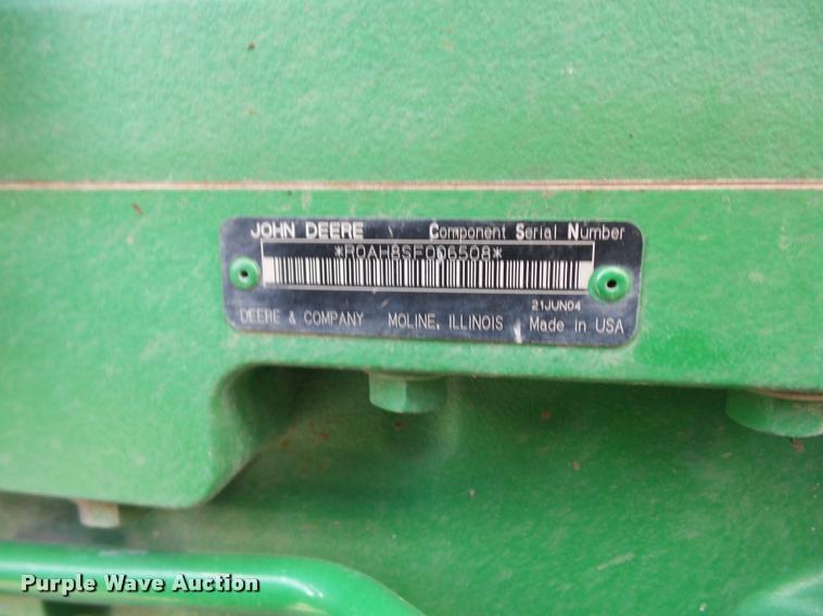 image for item DD1543 2004 John Deere 8520 MFWD tractor