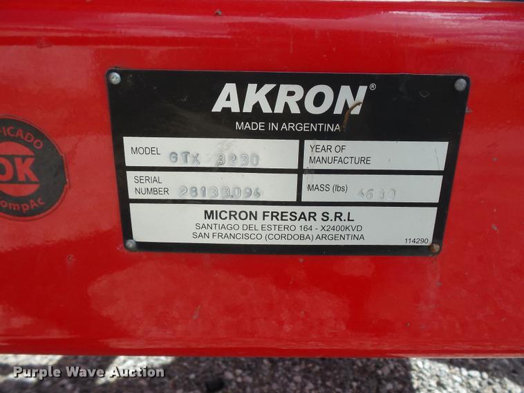 image for item DD1546 Akron GTX3230 grain bagger