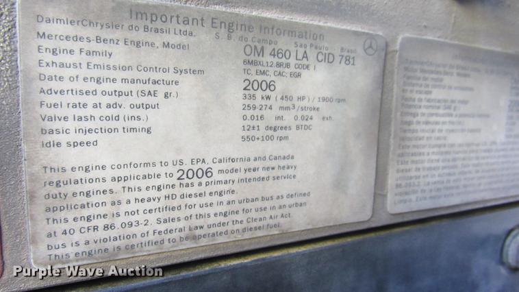 image for item DC2247 2007 Sterling A9500 semi truck