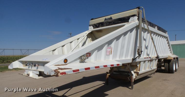 image for item DC3873 2012 Construction Specialist Packmule BDT-40 bottom dump trailer