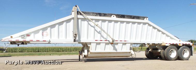 image for item DC3873 2012 Construction Specialist Packmule BDT-40 bottom dump trailer