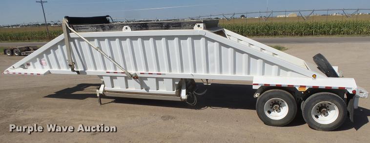 image for item DC3873 2012 Construction Specialist Packmule BDT-40 bottom dump trailer