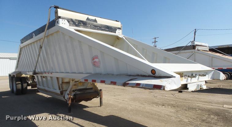 image for item DC3873 2012 Construction Specialist Packmule BDT-40 bottom dump trailer