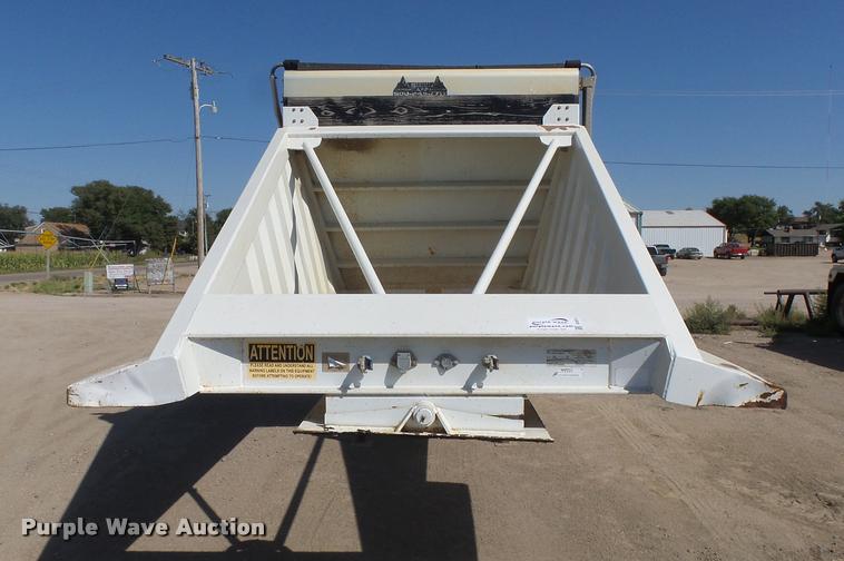 image for item DC3873 2012 Construction Specialist Packmule BDT-40 bottom dump trailer