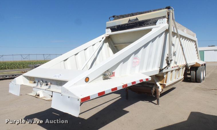 image for item DC3874 2012 Construction Specialist Packmule BDT-40 bottom dump trailer