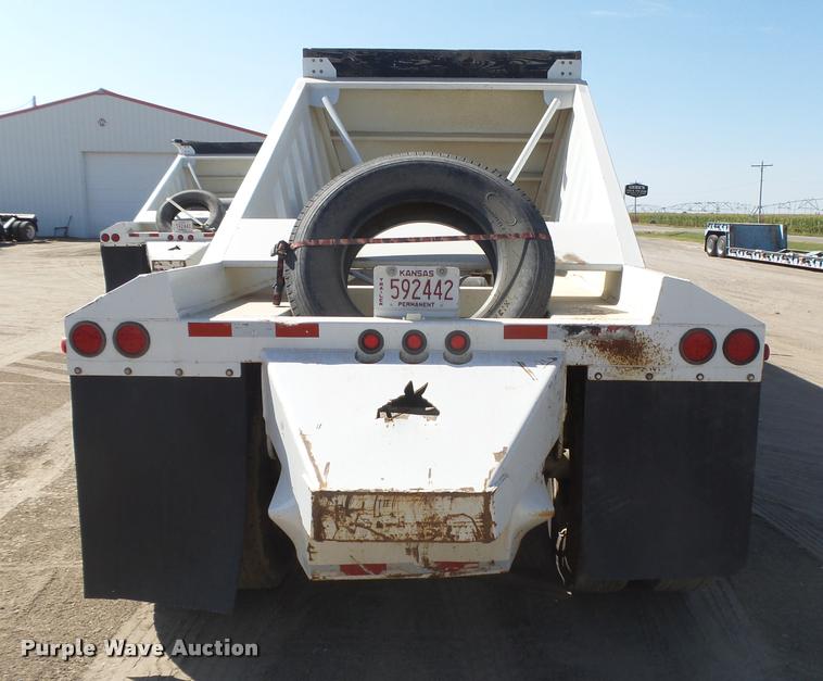 image for item DC3874 2012 Construction Specialist Packmule BDT-40 bottom dump trailer