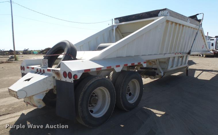 image for item DC3874 2012 Construction Specialist Packmule BDT-40 bottom dump trailer