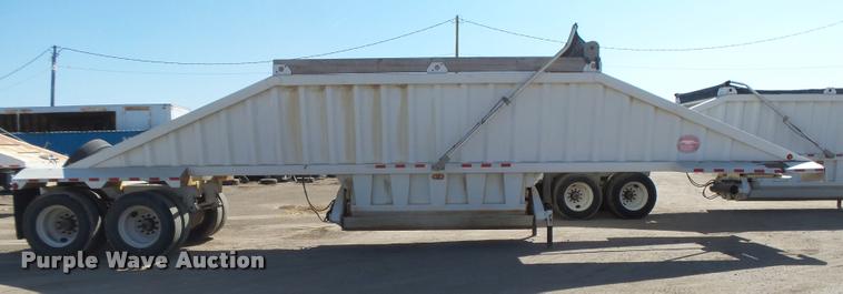 image for item DC3874 2012 Construction Specialist Packmule BDT-40 bottom dump trailer