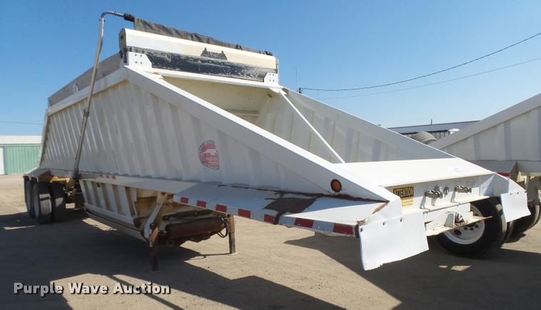 image for item DC3874 2012 Construction Specialist Packmule BDT-40 bottom dump trailer