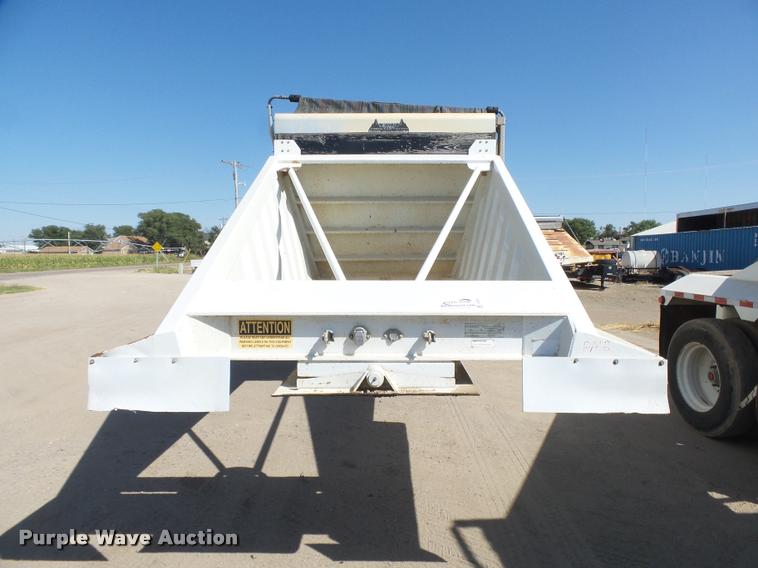 image for item DC3874 2012 Construction Specialist Packmule BDT-40 bottom dump trailer