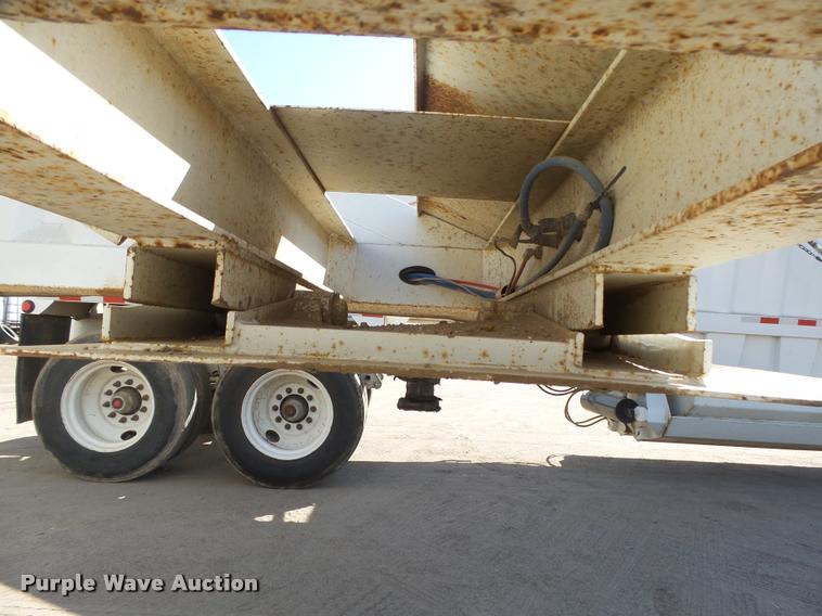 image for item DC3874 2012 Construction Specialist Packmule BDT-40 bottom dump trailer