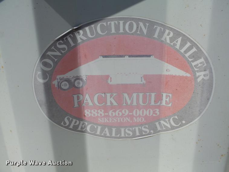 image for item DC3874 2012 Construction Specialist Packmule BDT-40 bottom dump trailer