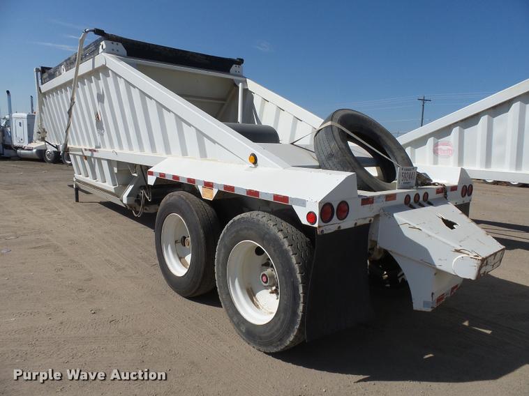 image for item DC3875 2012 Construction Specialist Packmule BDT-40 bottom dump trailer
