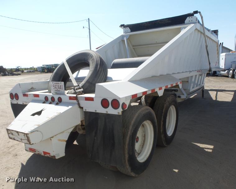 image for item DC3875 2012 Construction Specialist Packmule BDT-40 bottom dump trailer