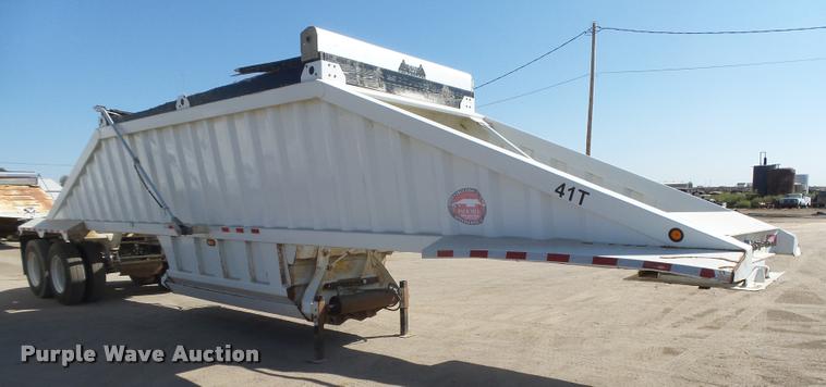 image for item DC3875 2012 Construction Specialist Packmule BDT-40 bottom dump trailer