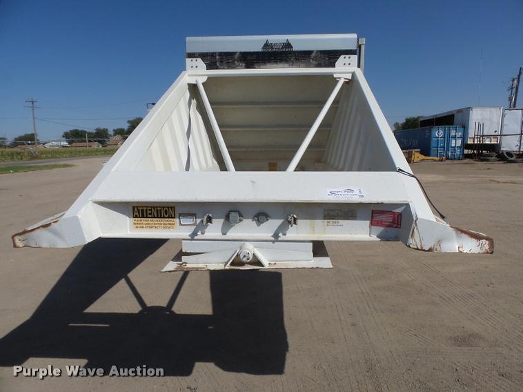 image for item DC3875 2012 Construction Specialist Packmule BDT-40 bottom dump trailer