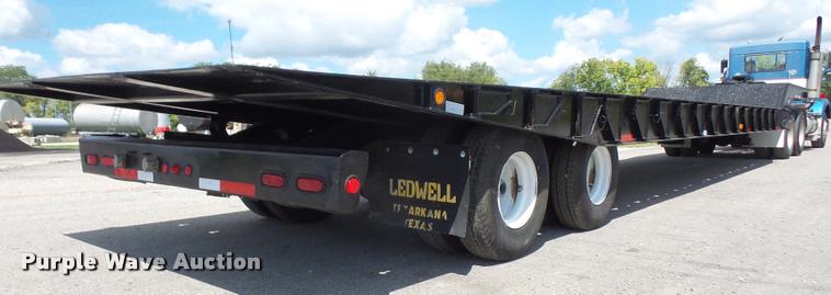 image for item DC5393 2005 Ledwell LW48HS2 tilt deck equipment trailer