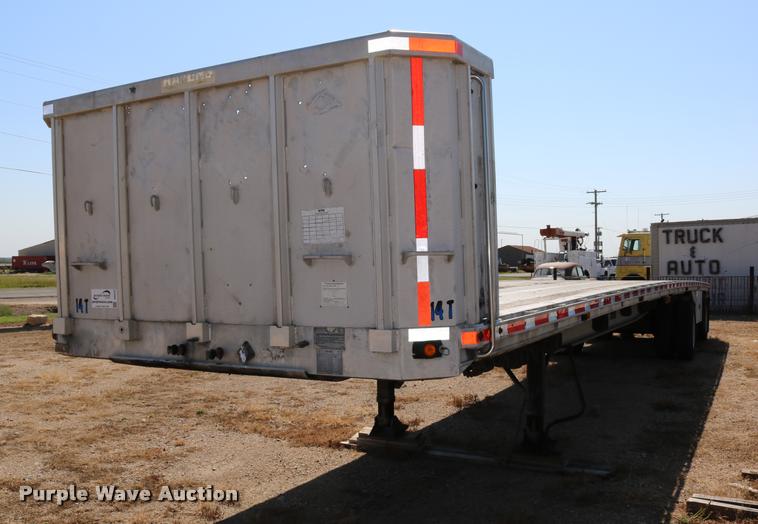 image for item DD0221 1998 Ravens 1750H69 flatbed trailer