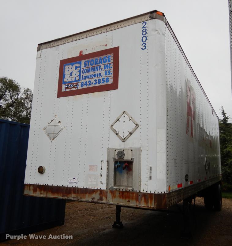 image for item DD0816 1985 Strick dry van trailer