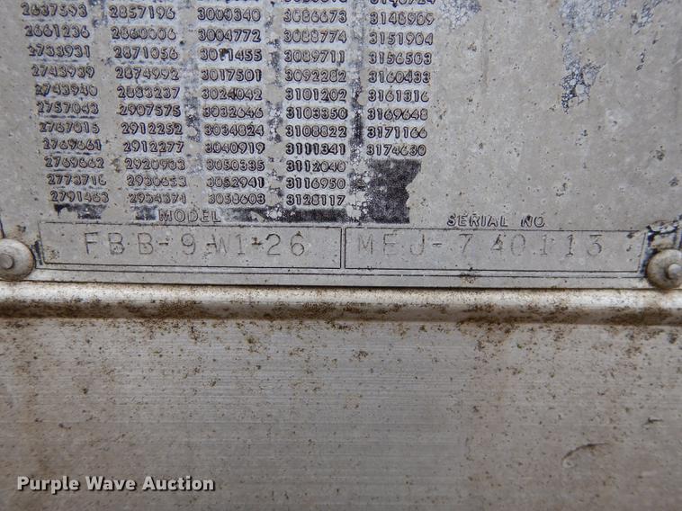 image for item DD0817 1968 Freuhauf FBB-9-1-26 dry van trailer