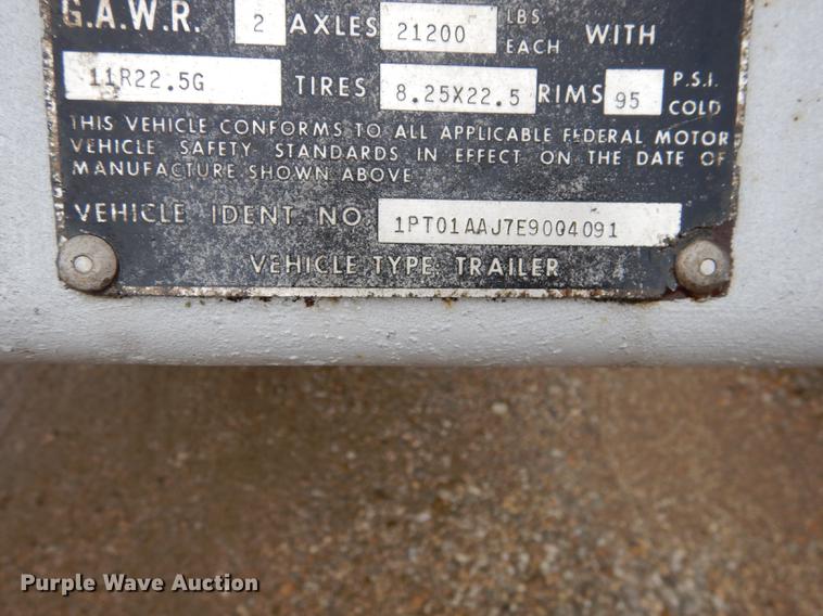 image for item DD0821 1984 Trailmobile dry van trailer