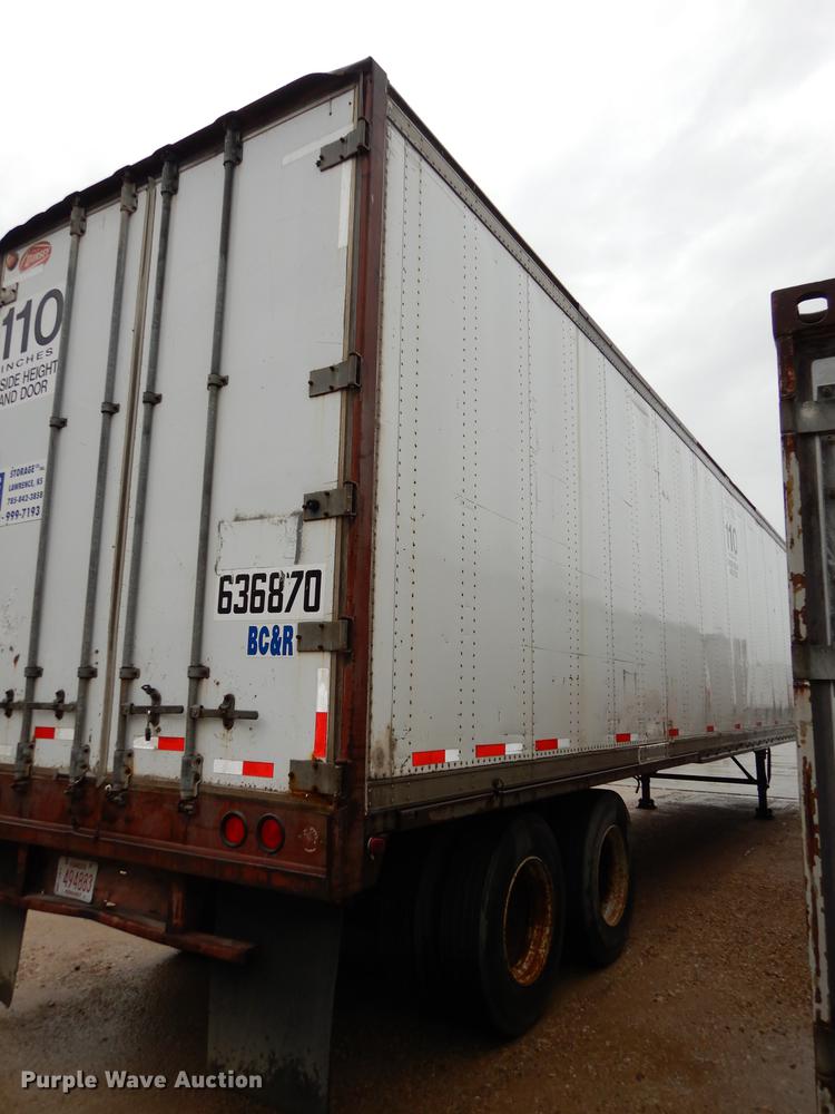 image for item DD0822 1989 Dorsey SIDT-86-LS-PB dry van trailer