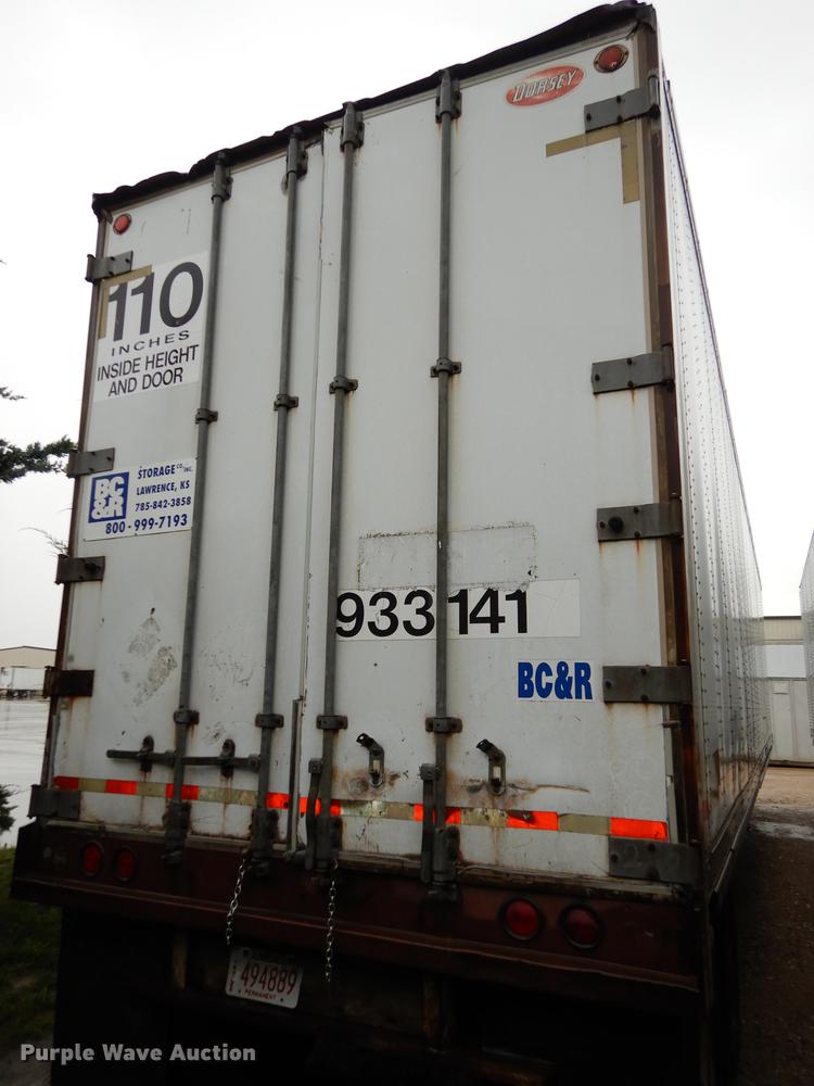 image for item DD0823 1989 Dorsey dry van trailer
