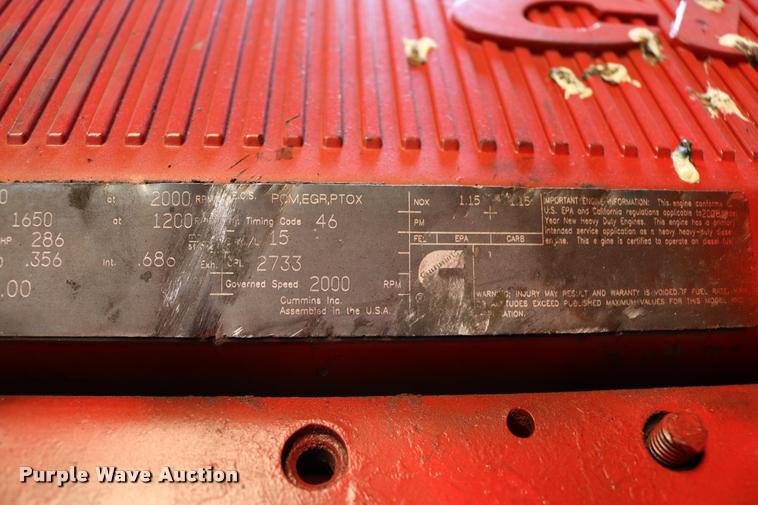 image for item DM9260 Cummins ISX six cylinder turbo diesel engine