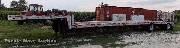 image for item DP9958 2009 Wilson CFD-900 drop deck equipment trailer