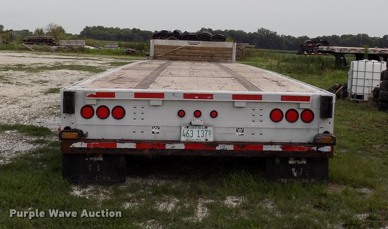 image for item DP9958 2009 Wilson CFD-900 drop deck equipment trailer