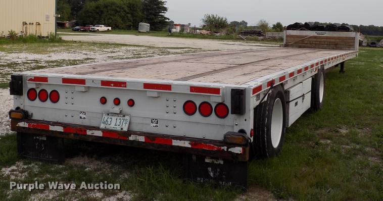 image for item DP9958 2009 Wilson CFD-900 drop deck equipment trailer
