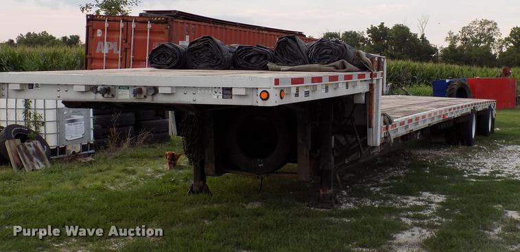 image for item DP9958 2009 Wilson CFD-900 drop deck equipment trailer