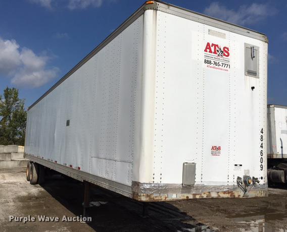 image for item G1441 1995 Fruehauf dry van trailer