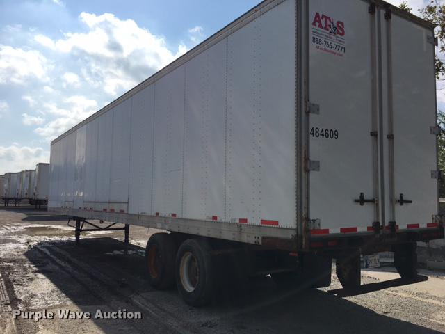 image for item G1441 1995 Fruehauf dry van trailer