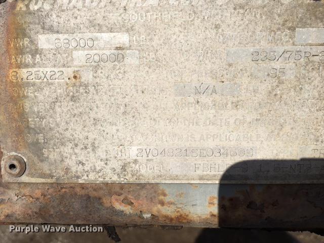 image for item G1441 1995 Fruehauf dry van trailer