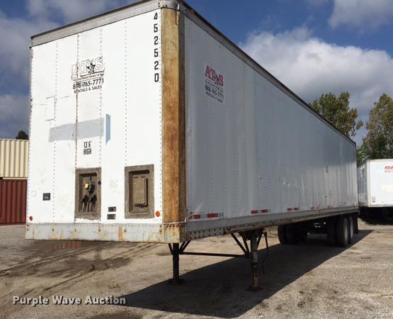 image for item G1442 1987 Dorsey dry van trailer