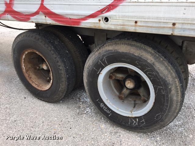 image for item G1444 1989 Miller dry van trailer