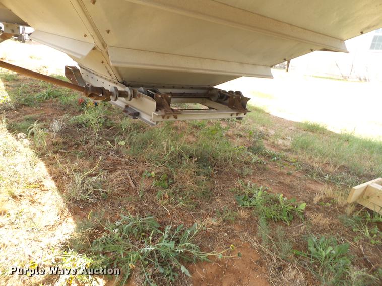 image for item L6654 1999 Wilson DWH-400 double hopper bottom grain trailer