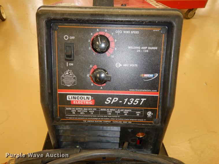 image for item BY9998 Lincoln Electric SP-135T wire feed welder