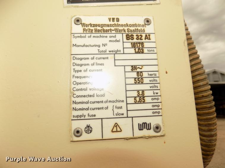 image for item DA3097 WMW drill press