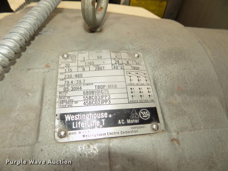 image for item DA3098 Ingersoll Rand 25T2 air compressor