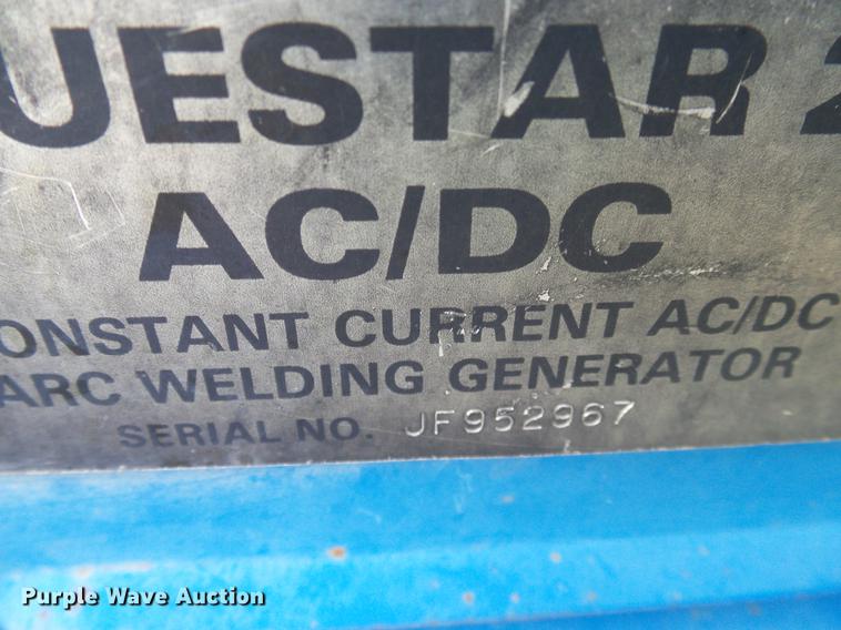 image for item DA6878 Miller Blue Star 2E welder/generator