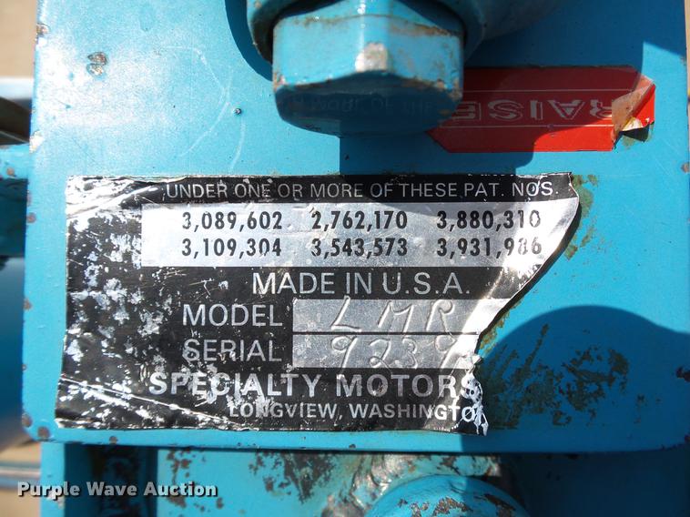 image for item DB4160 Specialty Motors lawn mower lift