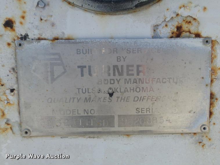 image for item DB6439 Turner Body 60.52.1T.FFSD utility bed with crane