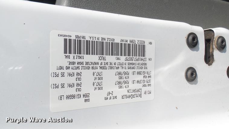 image for item DC1753 2007 Dodge Ram 1500 pickup truck