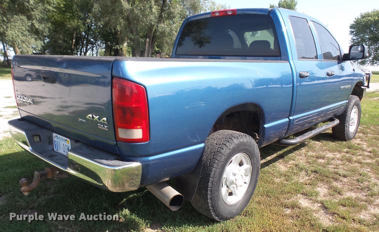image for item DC5358 2004 Dodge Ram 2500 Quad Cab pickup truck